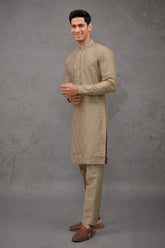 Silk Embroidered Kurta Pajama